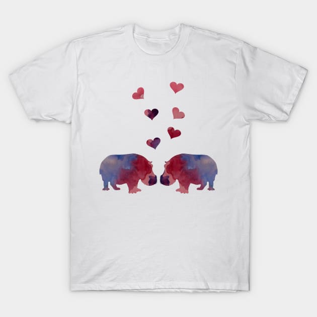 Hippos T-Shirt by BittenByErmines